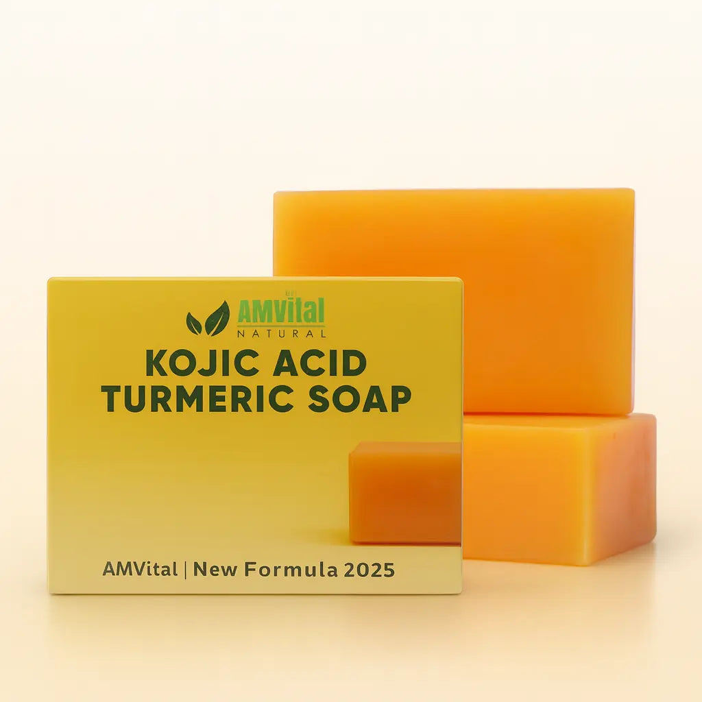 AMVital Introduces Next-Gen Turmeric & Kojic Acid Soap Bars