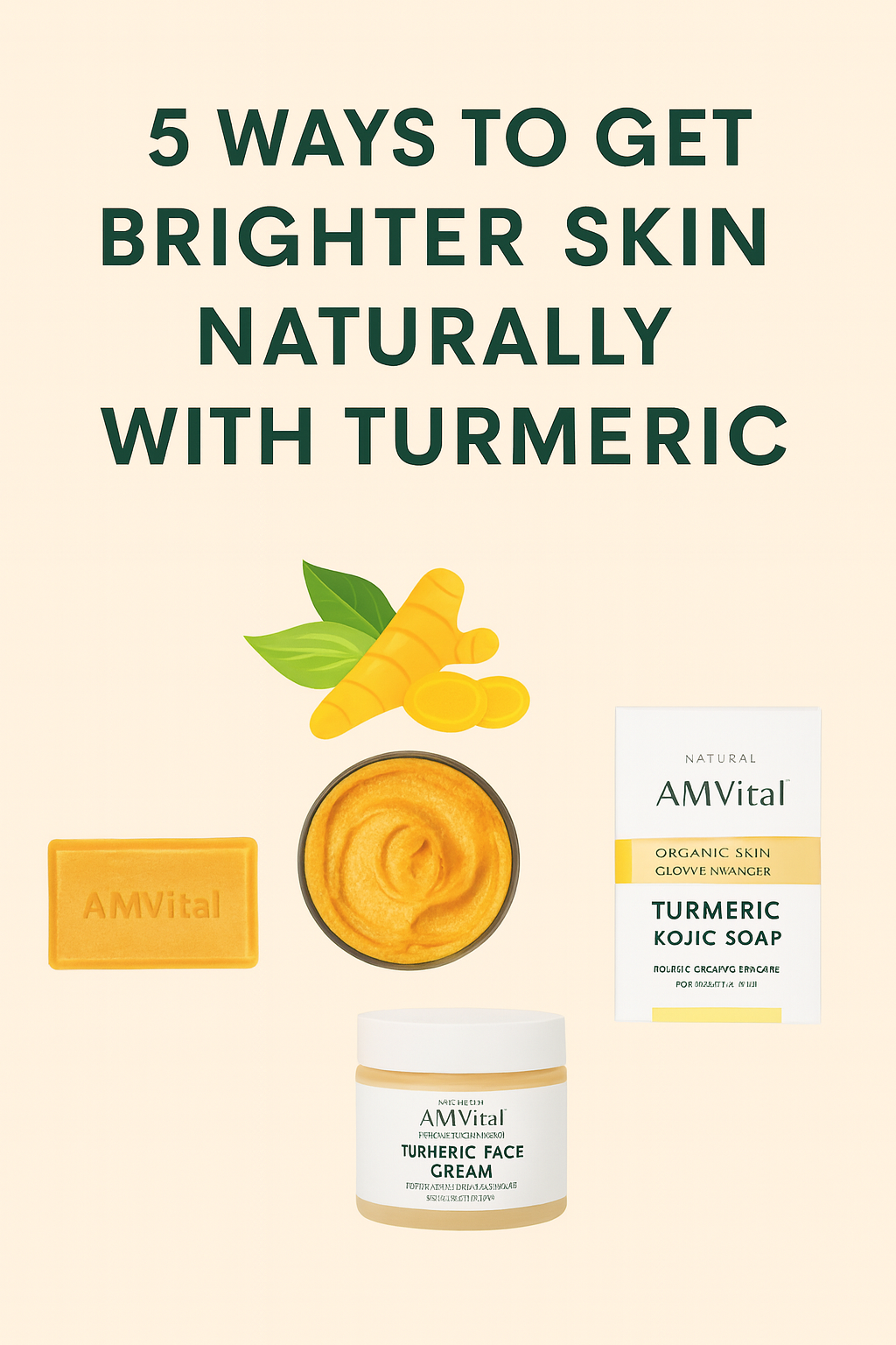 5 Ways to Get Brighter Skin Naturally with Turmeric 🌿✨