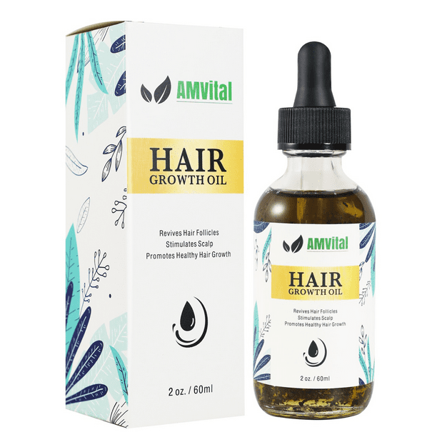 Hair Growth Oil Serum - 100% Natural Formula, Promotes Healthy Hair Growth (60 ML)