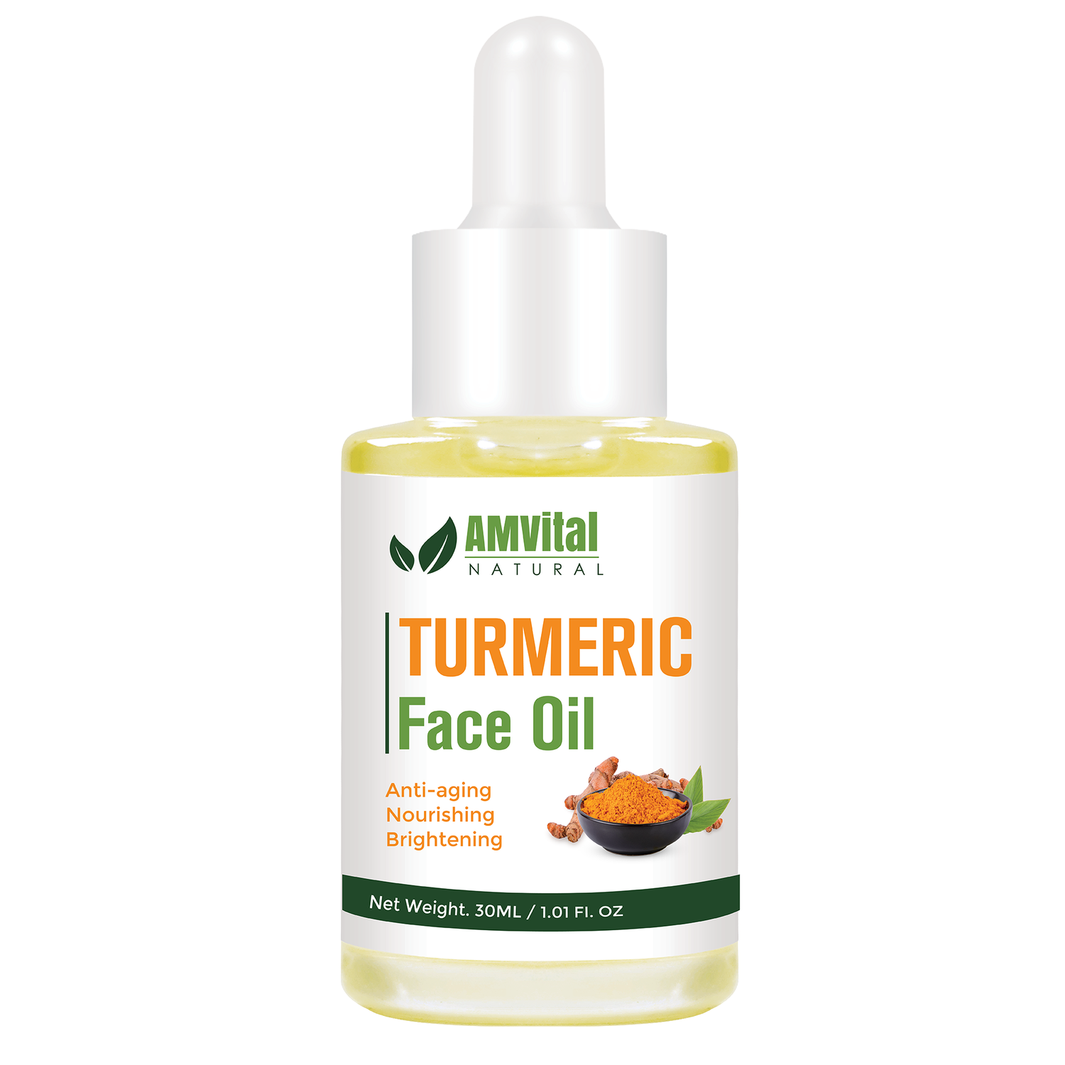 Turmeric Oil for Face & Body - Skin Brightening Oil for Dark Spots & Scars