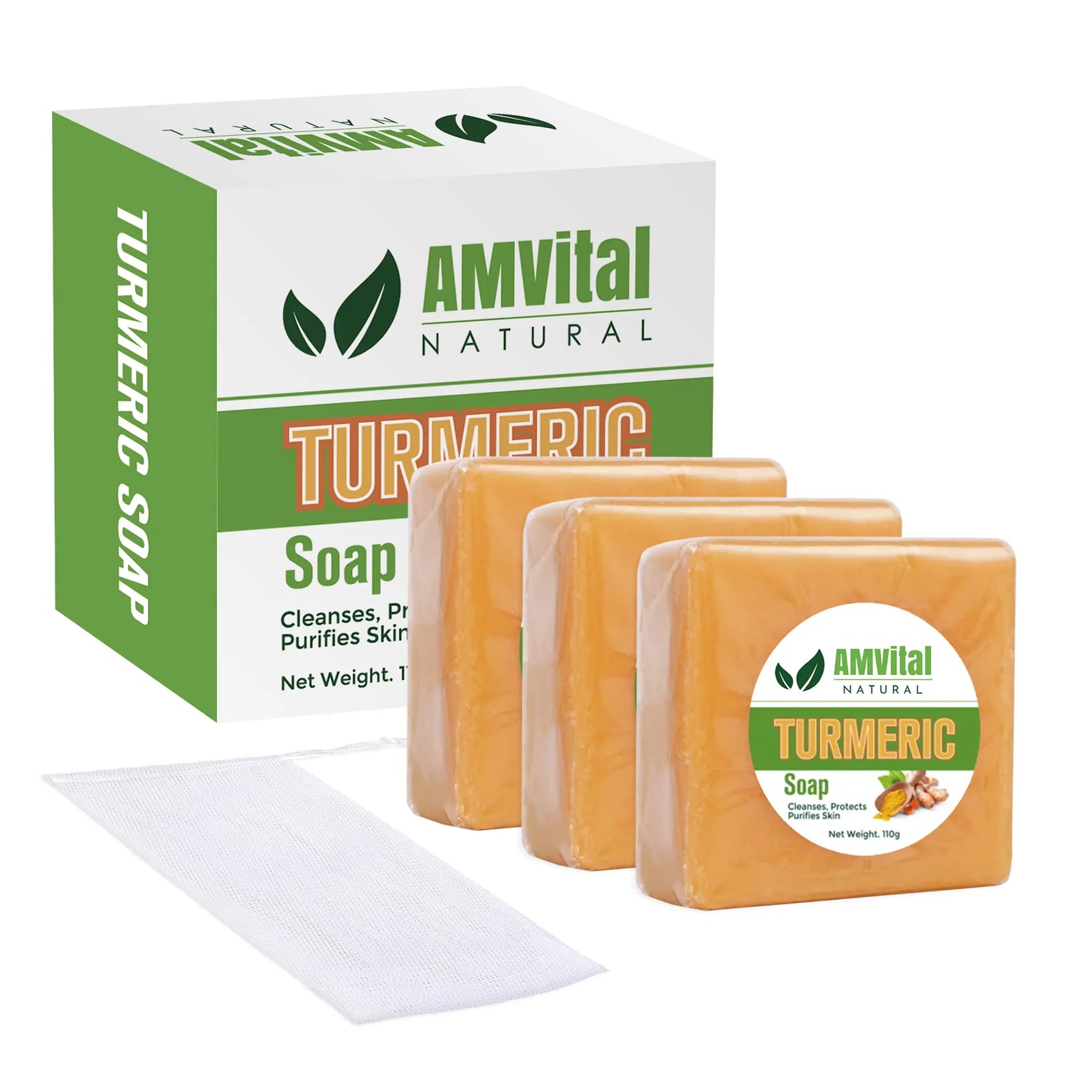 AMVital Turmeric Soap 3 packs